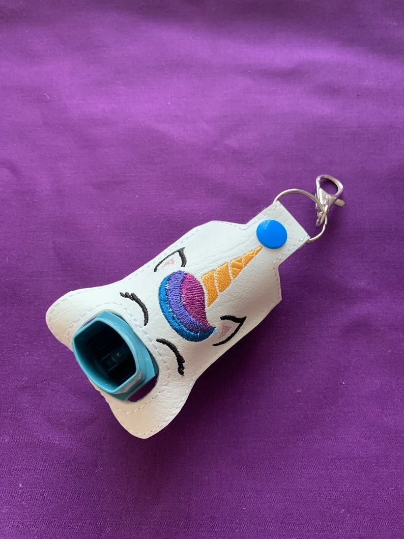 Embroidered Asthma Inhaler Holder Etsy