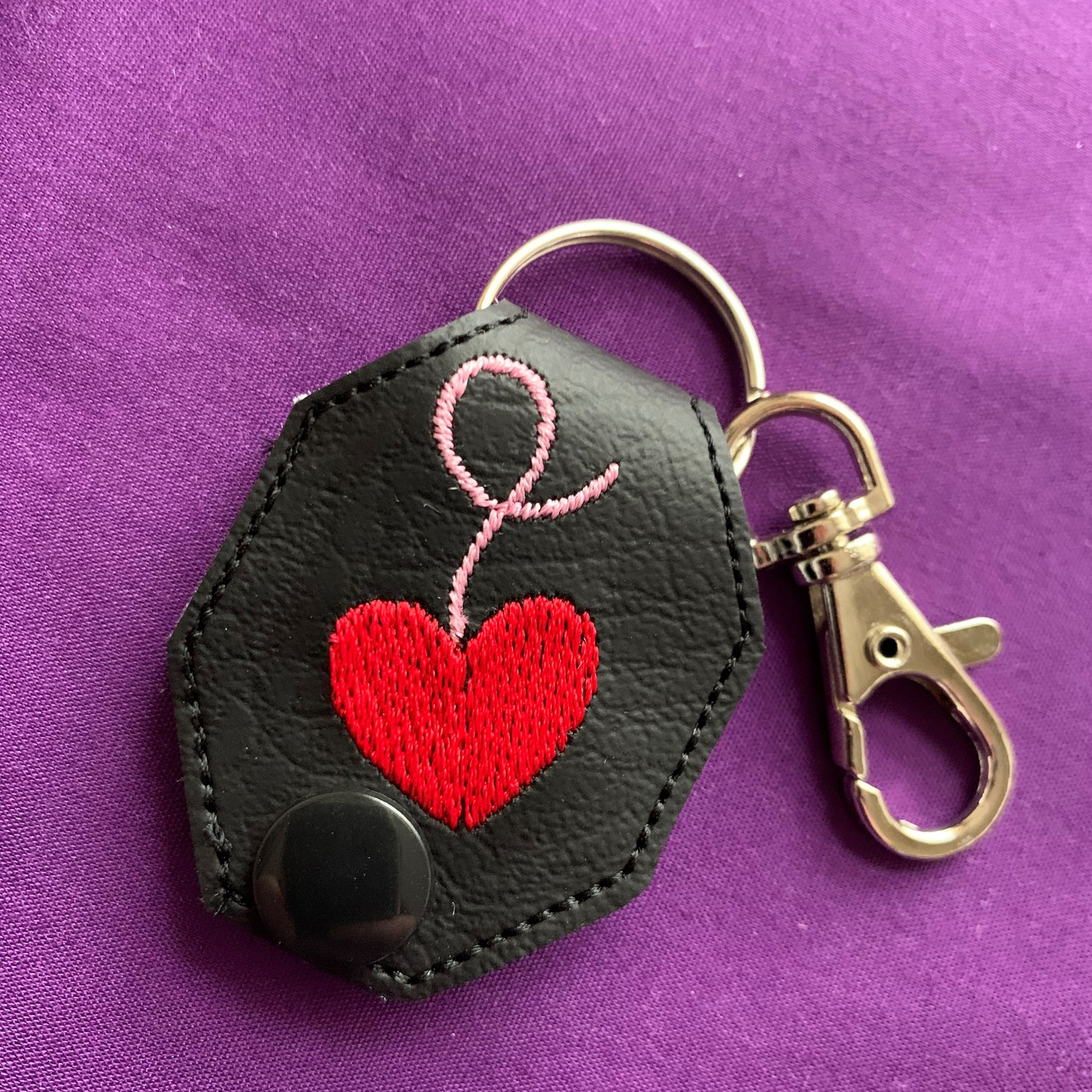 pound coin holder keyring