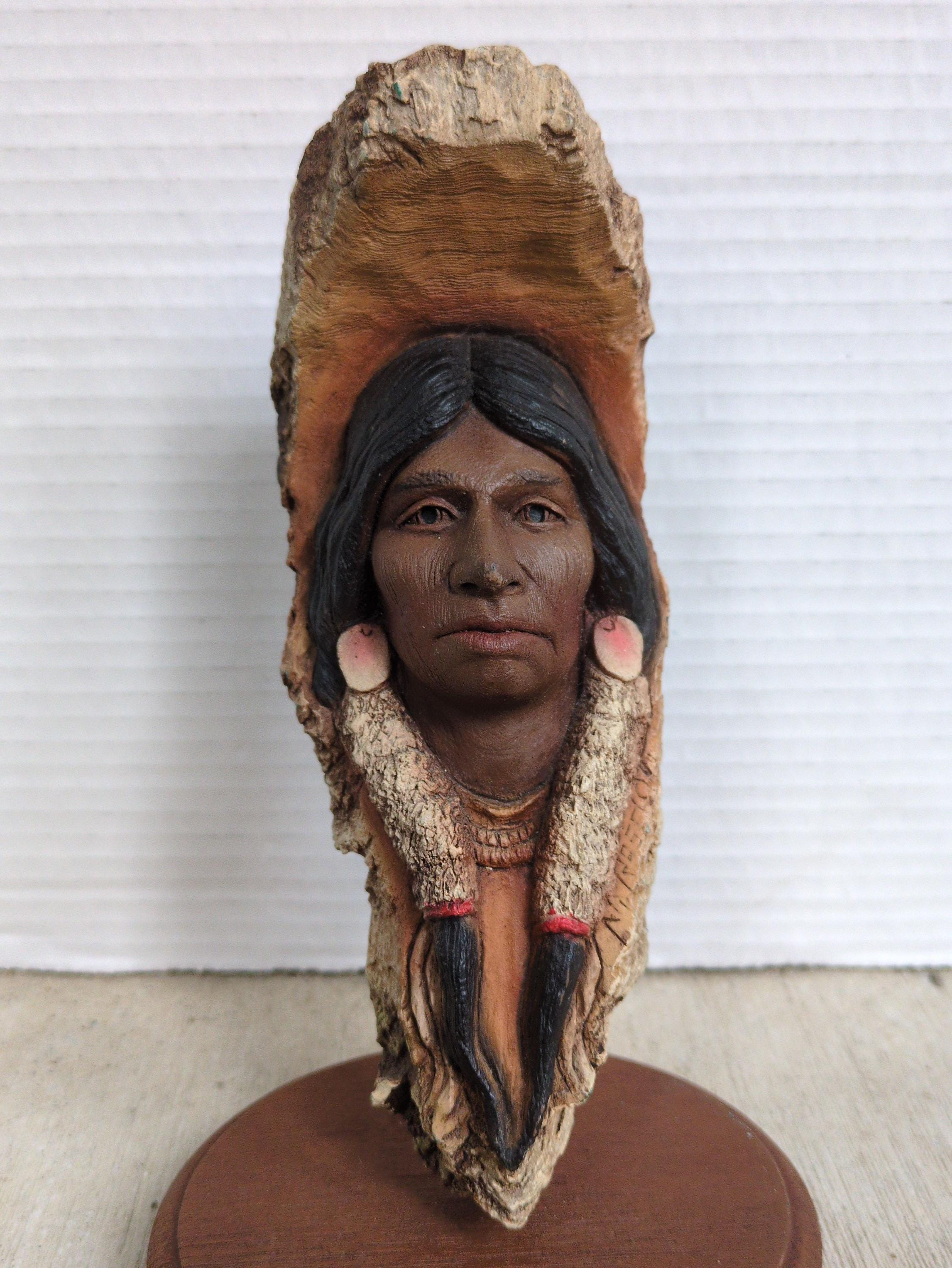 Neil J Rose Native American Sculpture Art Peaceful One