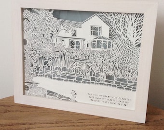 Bespoke House Papercut Commissie