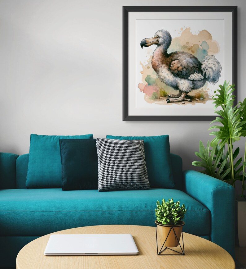 The Extinct Dodo Bird of Mauritius Island, Printable AI Generated ...