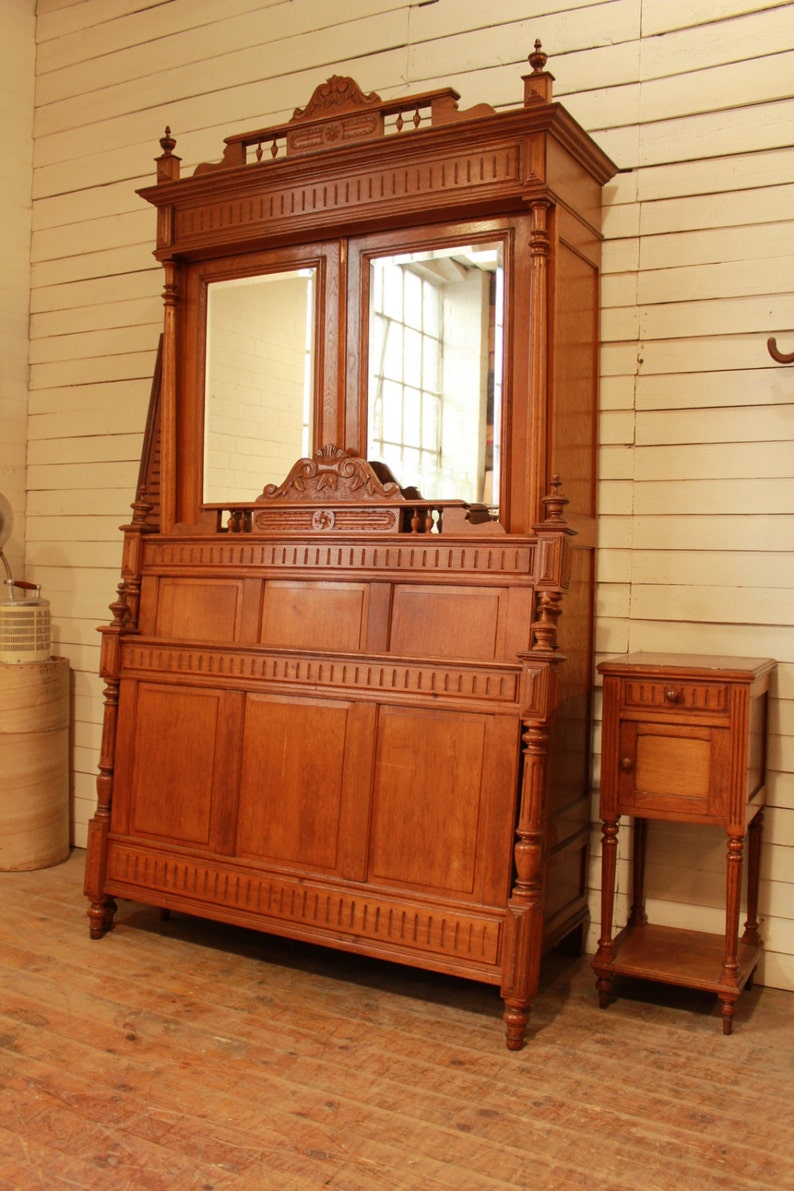 French Armoire Bedroom Suite Circa Early 1900s Vintage