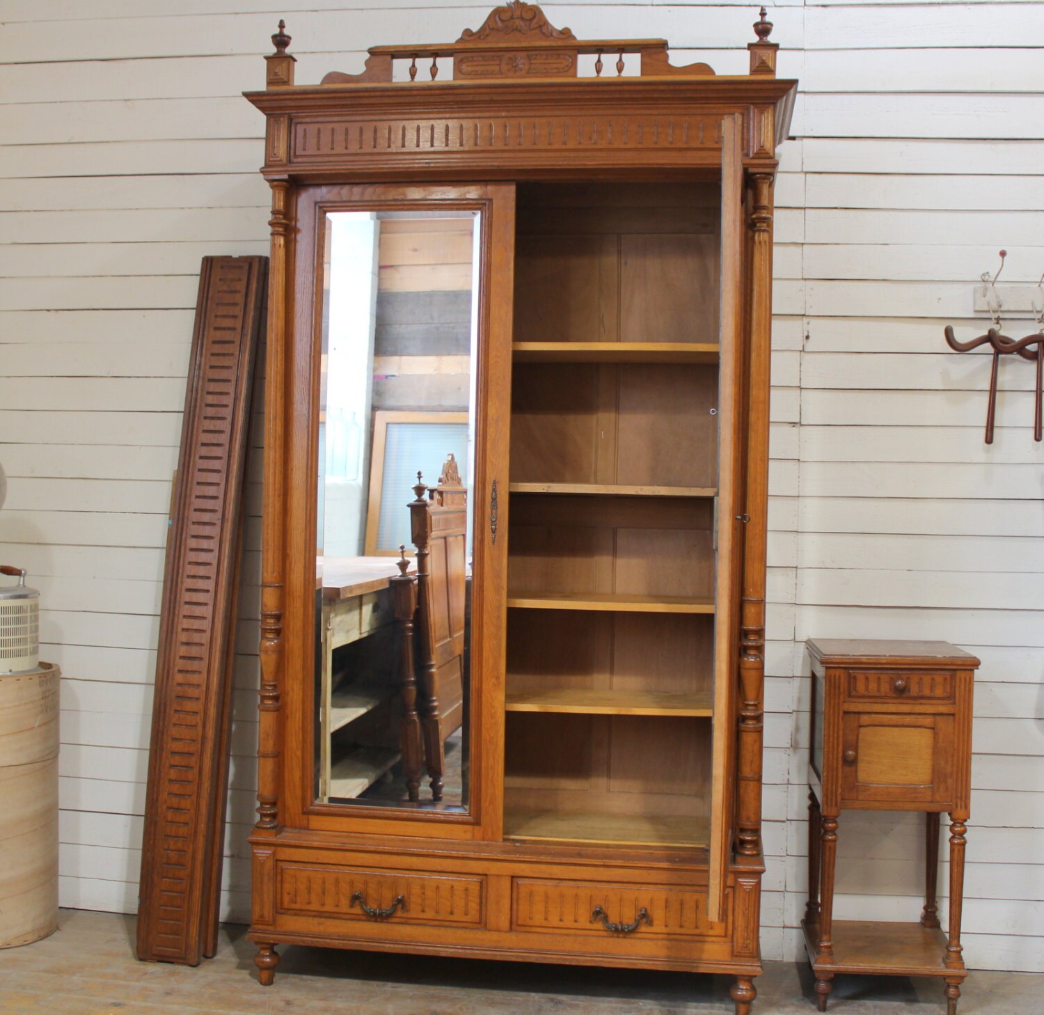 French Armoire Bedroom Suite Circa Early 1900s Vintage Etsy UK