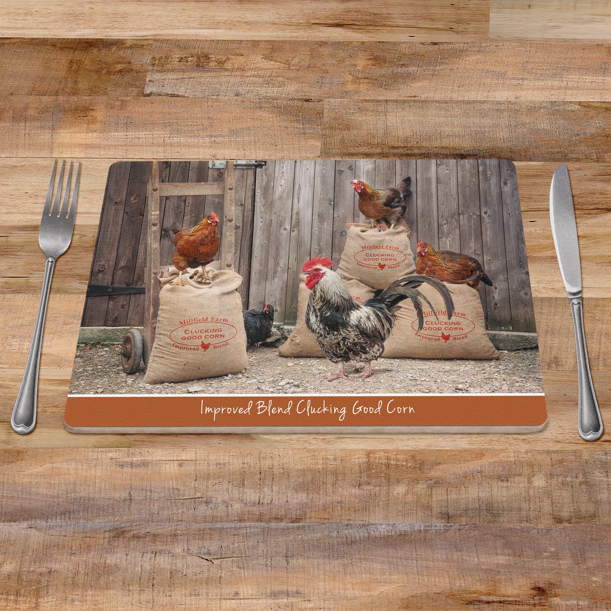 Chicken Placemat farm animal placemats tablemats placemat Etsy