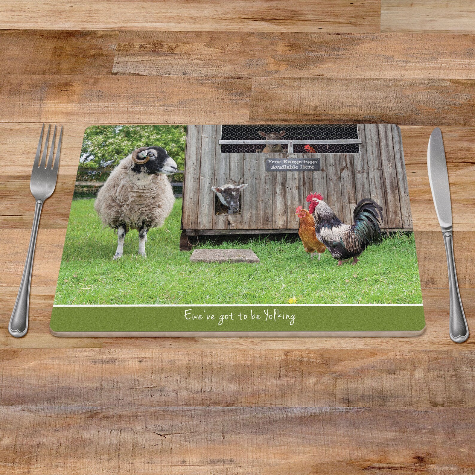 Sheep Placemat funny farm animal placemats tablemats Sheep Etsy