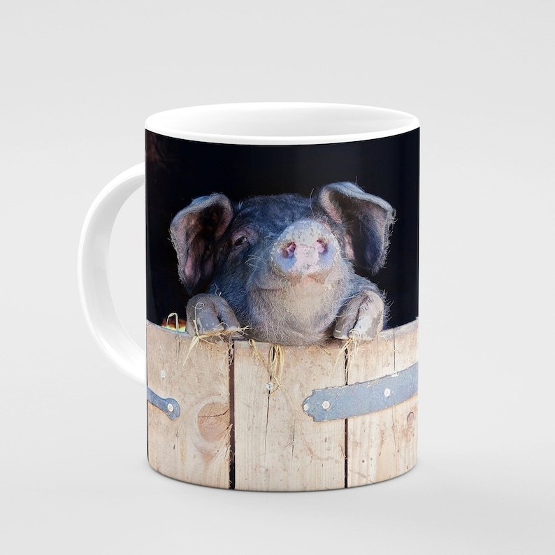 Pig Mug Pig Gifts Pig Lovers Farm Animal Gifts Cute Etsy