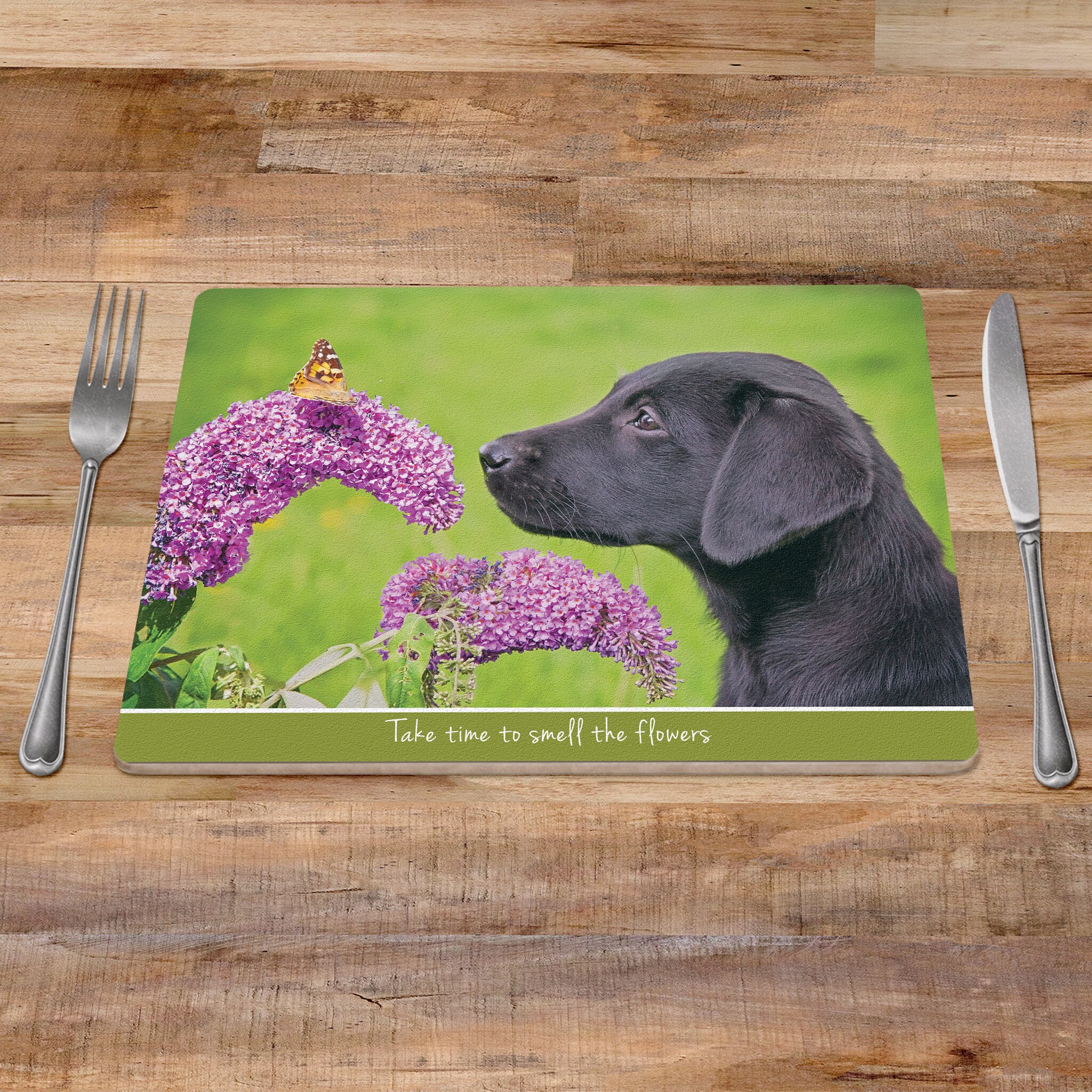 Placemat Labrador Black Labrador placemat tablemats gundog Etsy