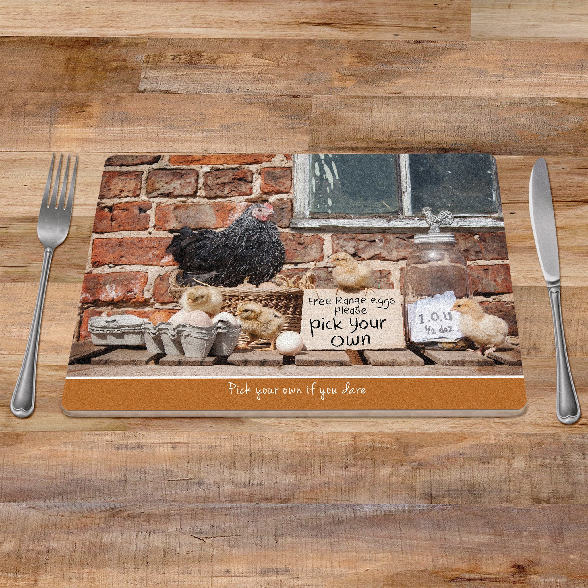 Chicken Placemat farm animal placemats tablemats placemat Etsy