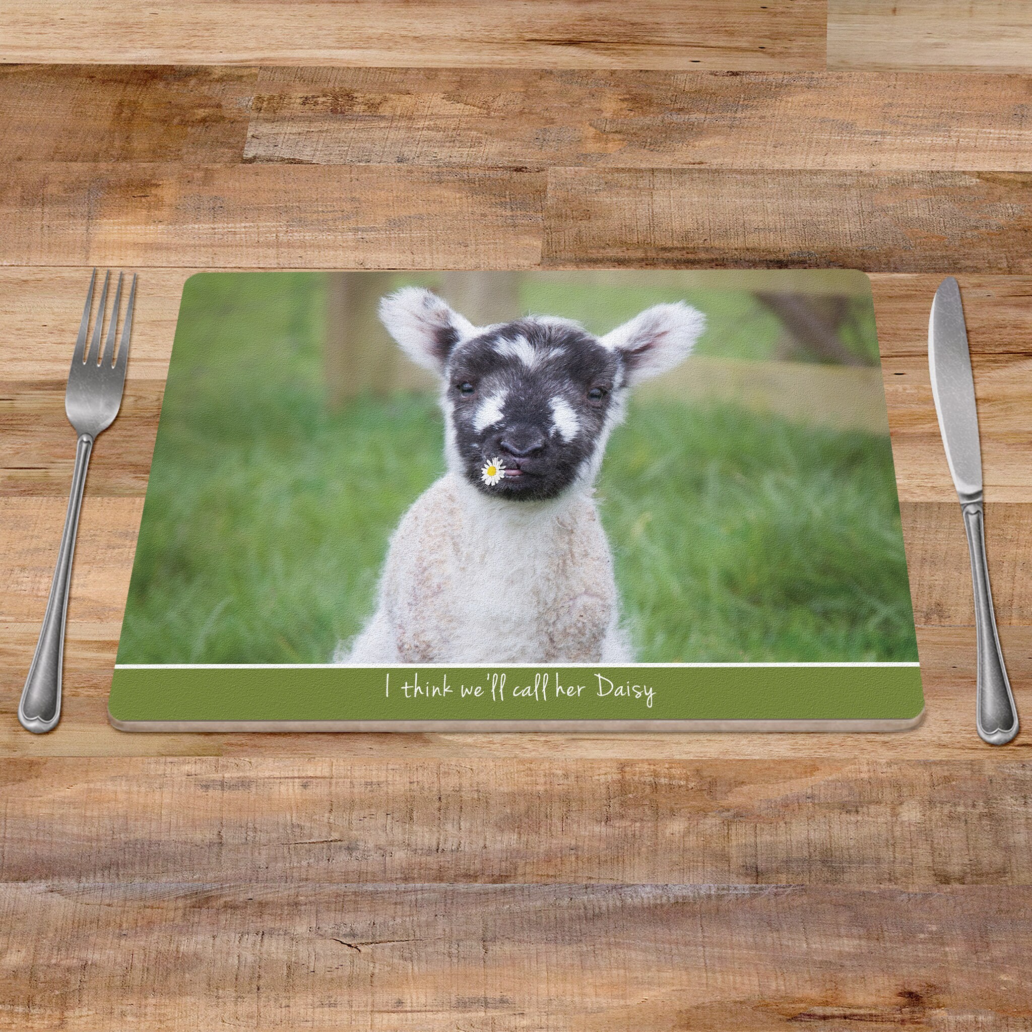 Cute Lamb Placemat funny farm animal placemats tablemats Etsy