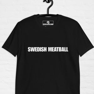 Camiseta com almôndegas suecas, presente engraçado unissex para amantes de almôndegas suecas, camiseta engraçada para amantes da gastronomia, camiseta com comida estranha, camiseta engraçada exclusiva com comida
