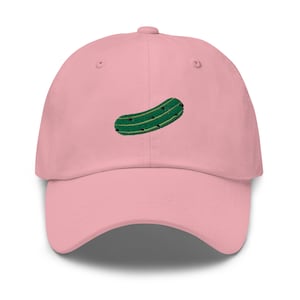 Pickle Dad Hat, Unisex Dad Hat For Pickle Lovers Embroidered Dad Hat With Pickle Design Gift For Pickle Enthusiast Hat For Foodie Pickle Hat