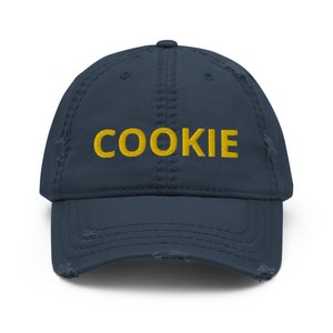 Cookie Distressed Dad Hat / Tough Cookie / Smart Cookie / Cookie Hat / Gift for Cookie Lovers / Cookie Lover / Cookie Lady / Foodie Gift