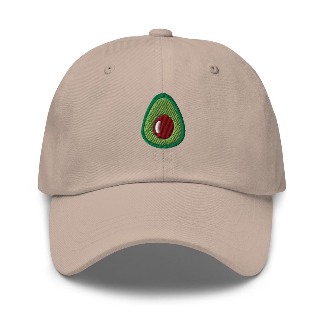 Avocado Dad Hat, Embroidered Veggie Hat - Etsy