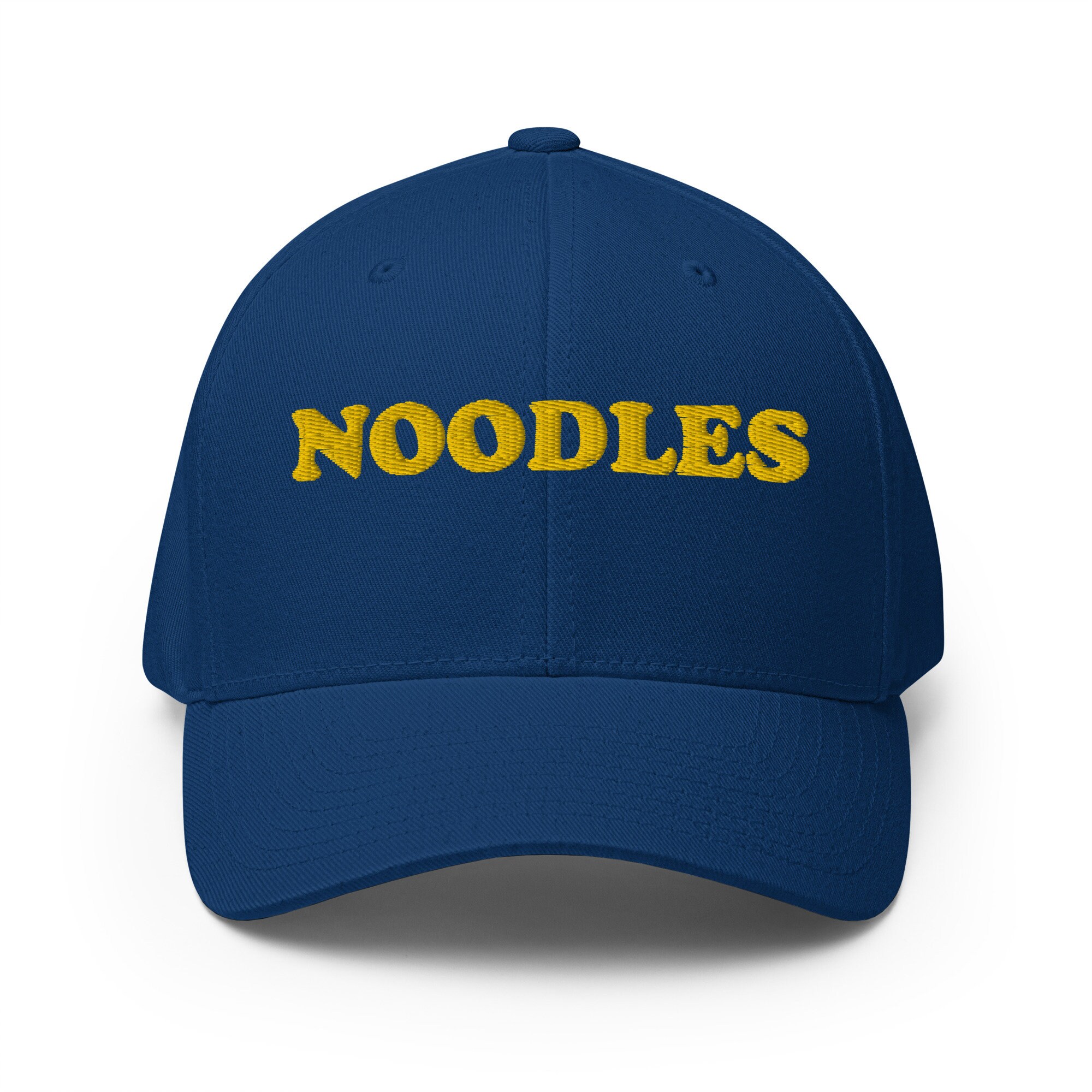 Noodles Hat, Unisex Embroidered Hat for Foodies, Weird Hat 