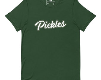 Colorful Pickles T-Shirt, Unisex T-shirt, Pickle Lover T-shirt, Funny Food T-shirt, I Love Pickles Shirt, Pickle Enthusiast Shirt for Foodie