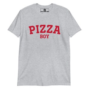 Pizza Boy T-Shirt, Unisex Varsity T-shirt for Pizza Lovers, Funny Food Shirt, Pizza T-shirt, I Love Pizza T-shirt, Pizza Graphic Tee