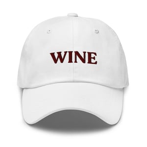 Wine Dad Hat, Unisex Red Wine Hat For Wine Lover Gift With Red Wine Design On An Embroidered Funny Dad Hat For Wine Enthusiasts Gift