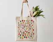 Masks Canvas Tote Bag, shopper, illustrated bag, shoulder bag, fair trade, canvas bag, gift for her, gift for him, 