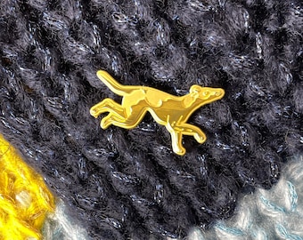 Sighthound Pin,  Greyhound lapel pin badge, Gold Dog, Whippet Brooch, Greyhound gift, Gift for dog owner