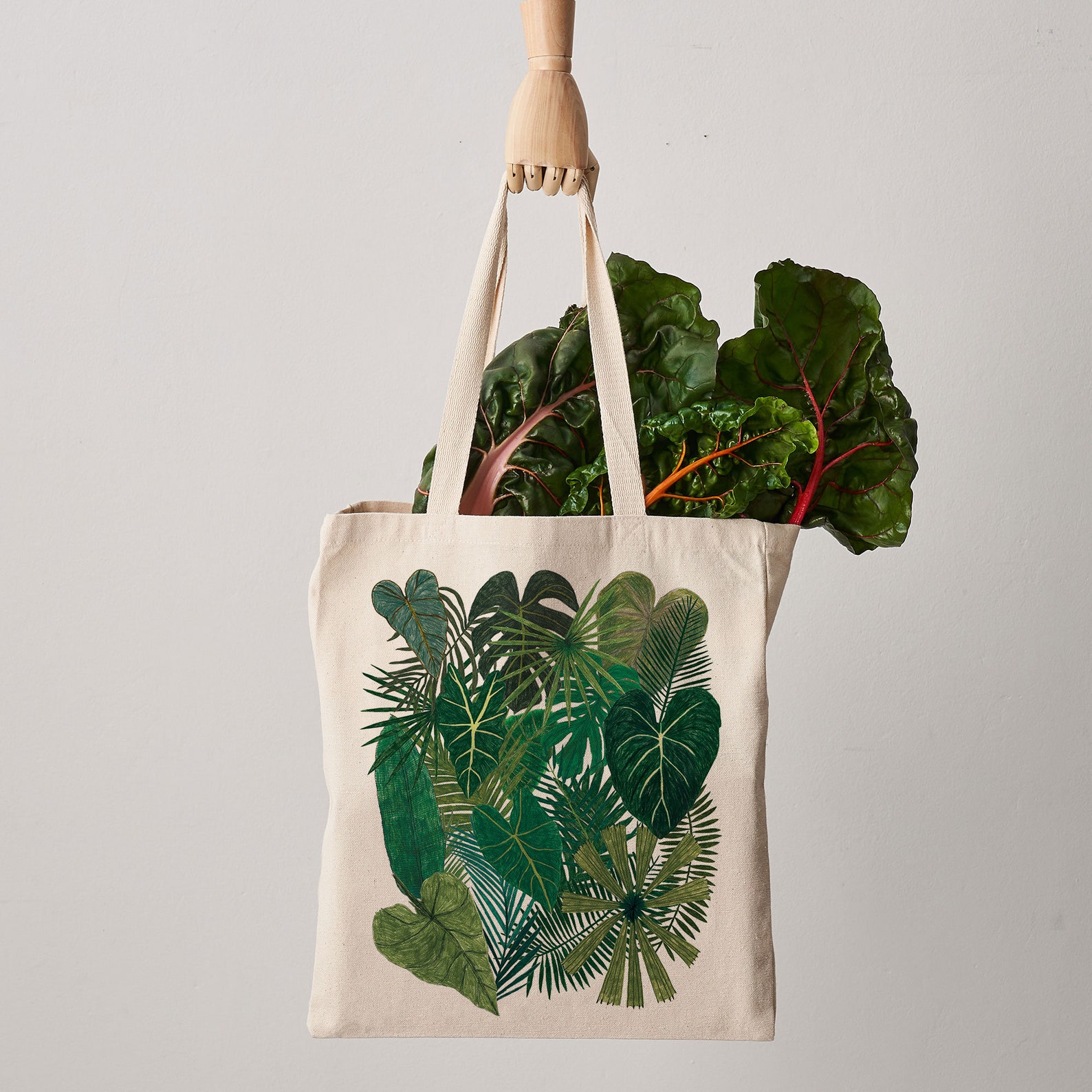 Botanical Plants Canvas Tote Bag Plant bag botanical print