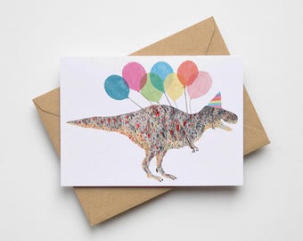 T-Rex Birthday Card