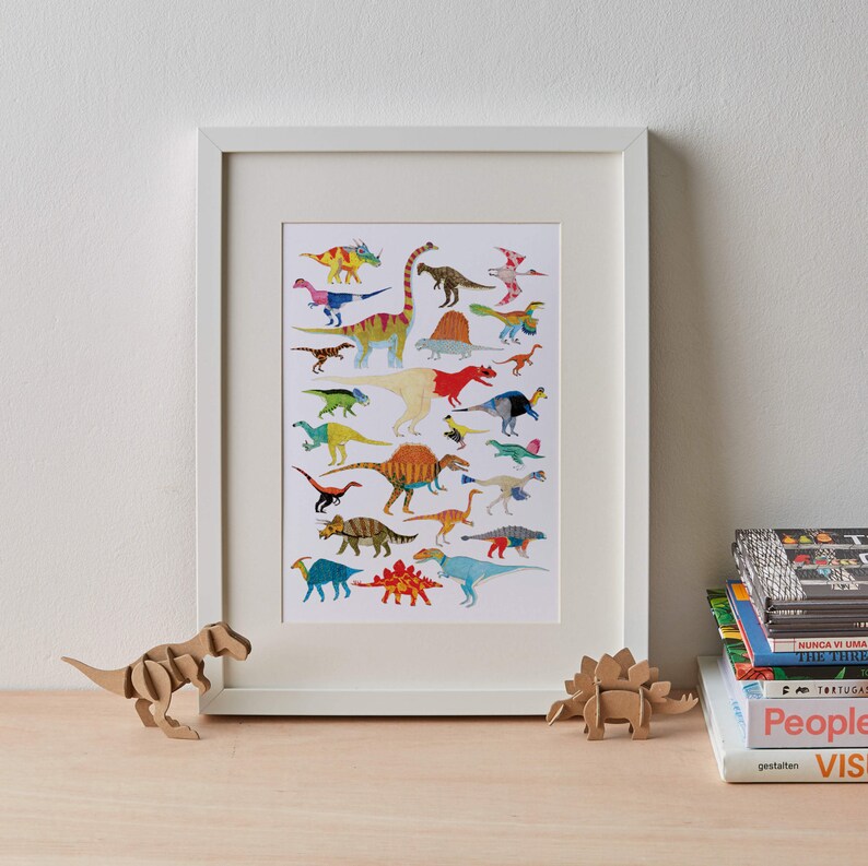 Dinosaurs Wall Art Dinosaur Decor Dinosaur Print Dinosaur Etsy UK