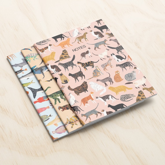 Cat Notebook, Notes, Jotter, Notebook, Lined Pages: 100 lined pages,  Notebook / Journal