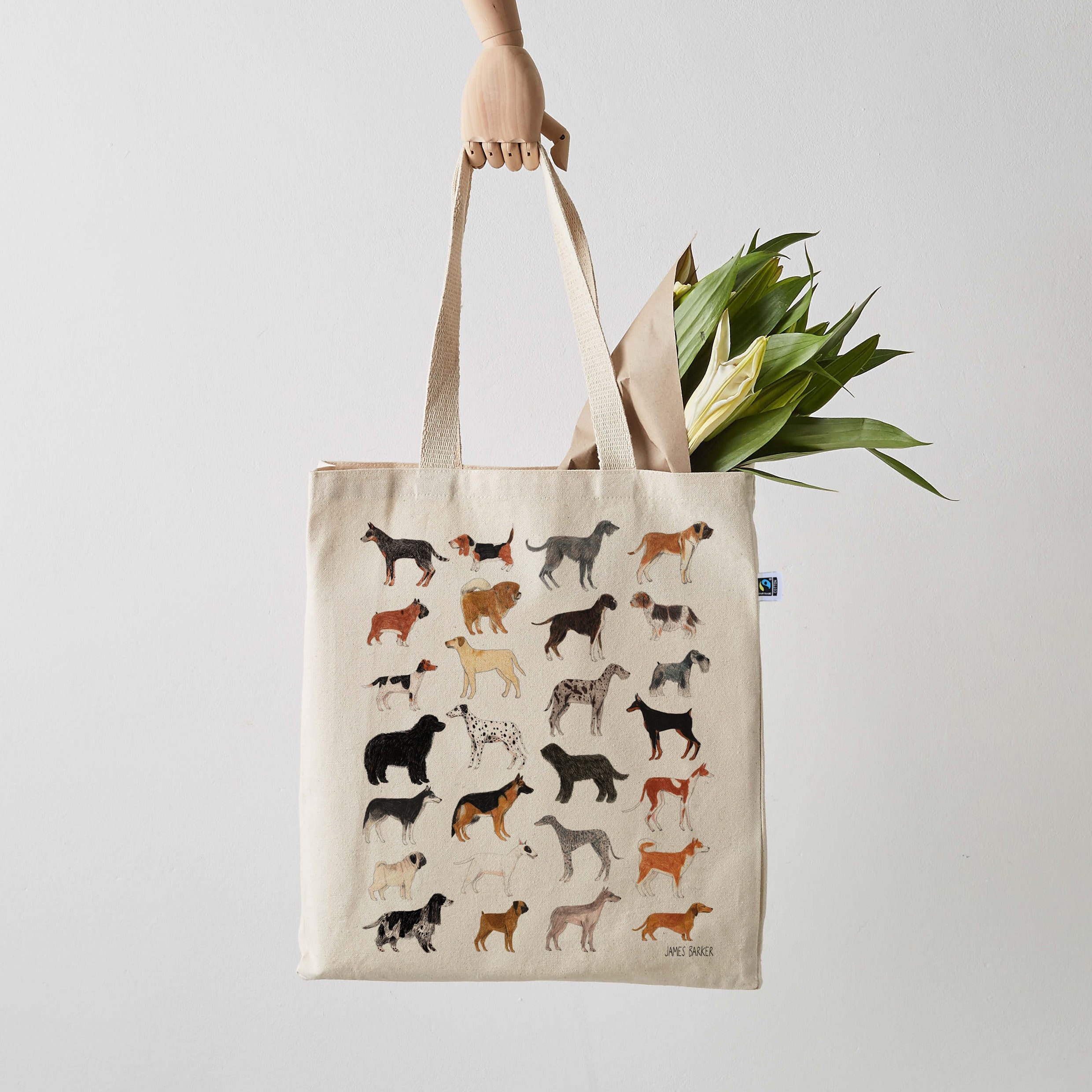 dog tote bag