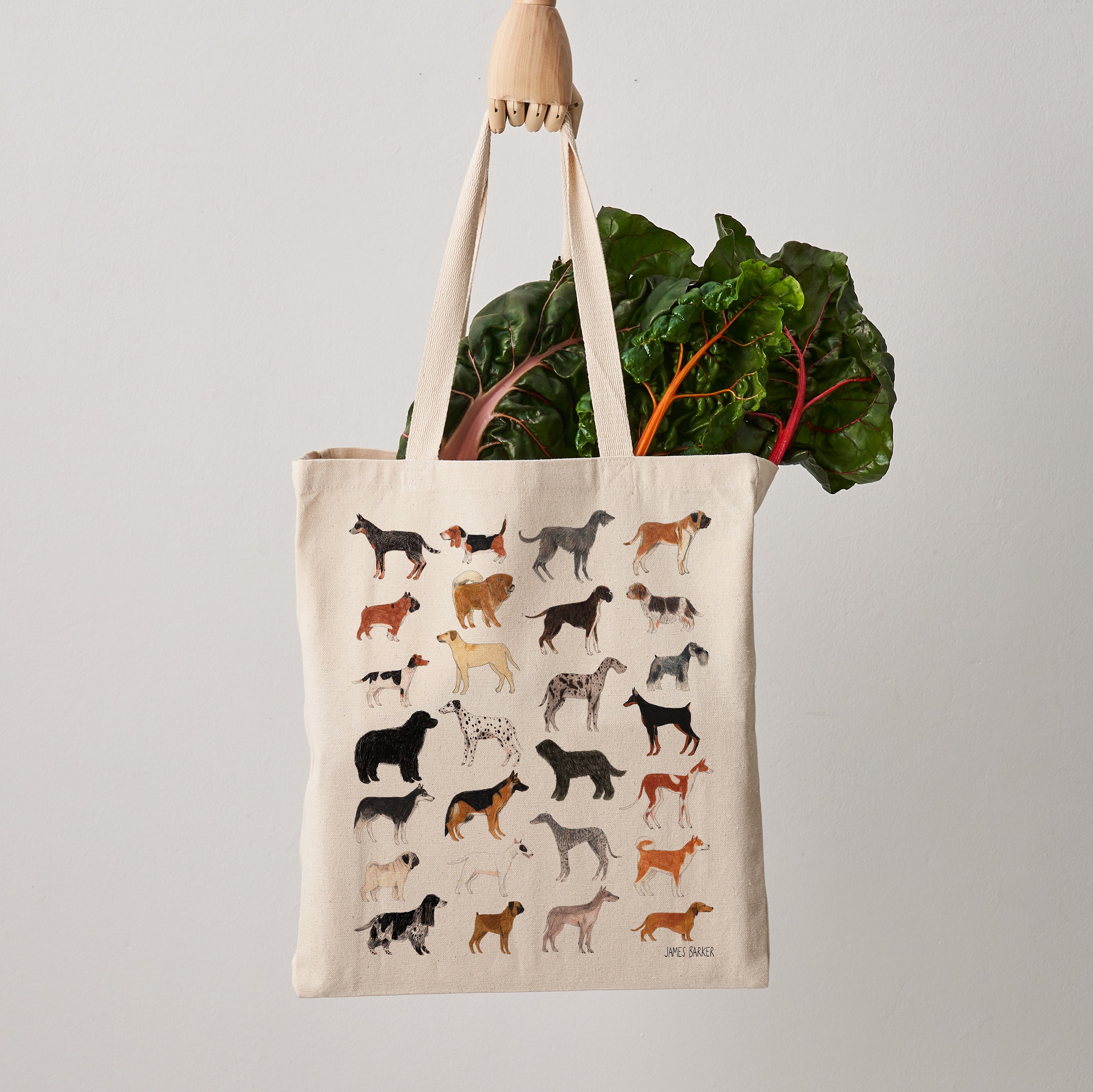 Dog Party Canvas Tote