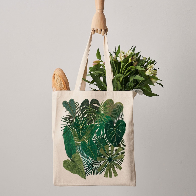 Jardinière Small Cotton Canvas Tote Bag - Baltico main image 1