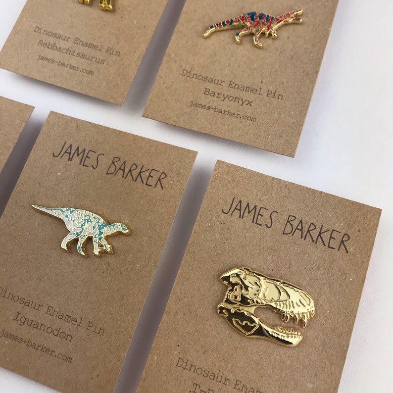 Enamel Pin Dinosaur Stegosaurus Pin, Dinosaur Brooch, Dinosaur Badge, Dinosaur Lover gift, Enamel Badge, Dinosaur Gift, Lapel Pin, image 8