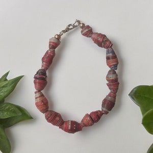 Bracciale di carta rossa