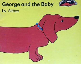 Libro infantil antiguo «George y el bebé» de Althea, 1973