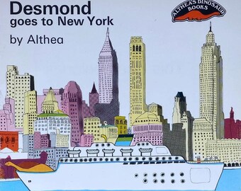 Libro infantil antiguo «Desmond va a Nueva York» de Althea, 1975