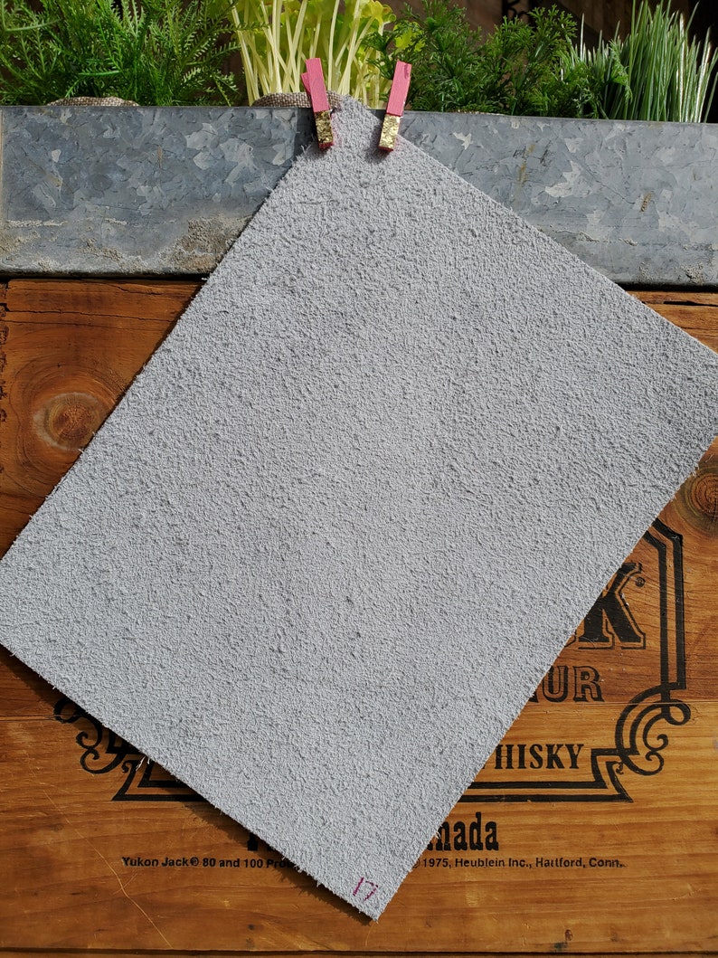 8.5x11 Brown and White Hair On Hide Cowhide Leather Sheet for Bows Jewelry and Crafts #17