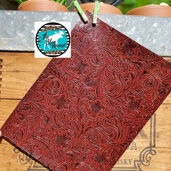 Embossed Faux Leather Sheets Etsy