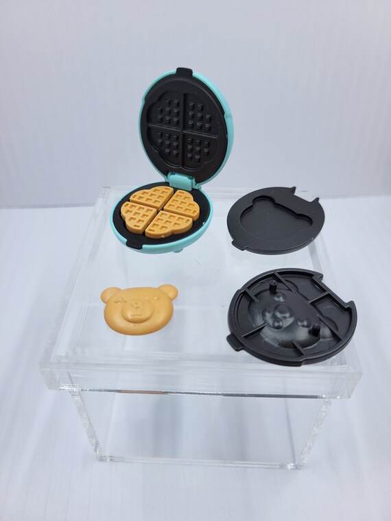 blue mini waffle maker