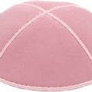 Personalized Kippot SET of 12 Imprinted Inside for Weddings, Bar-Bat Mitzvahs, Any Occasion Pink