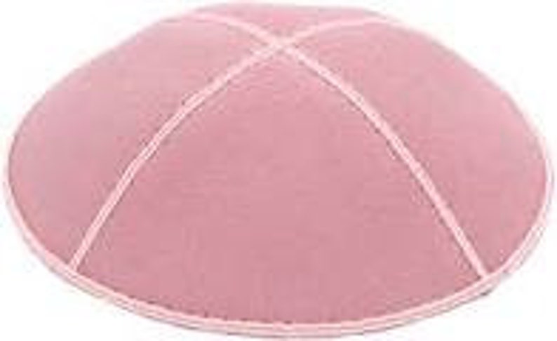 Personalized Kippot SET of 12 Imprinted Inside for Weddings, Bar-Bat Mitzvahs, Any Occasion Pink
