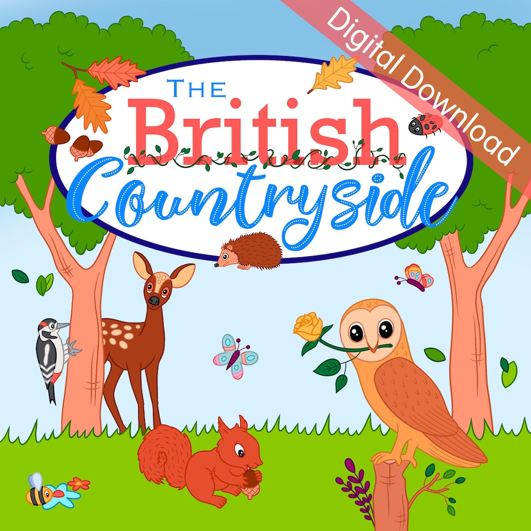 Printable Colouring Bundle, Digital Download - the British Countryside ...