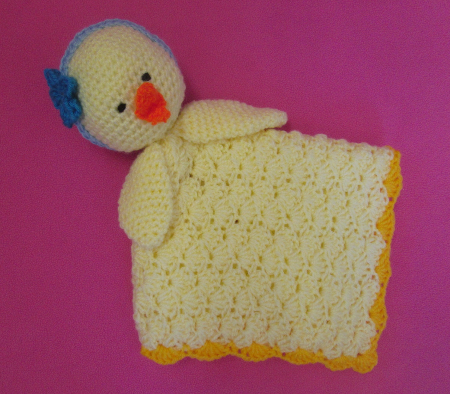 hand crochet baby blanket