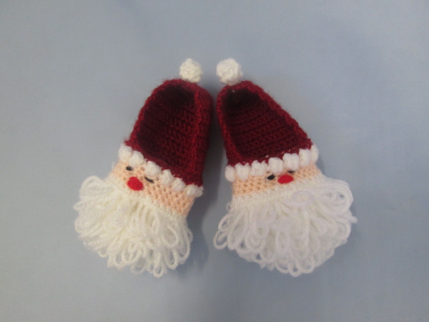 newborn christmas booties