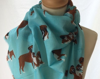 boxer dog scarf