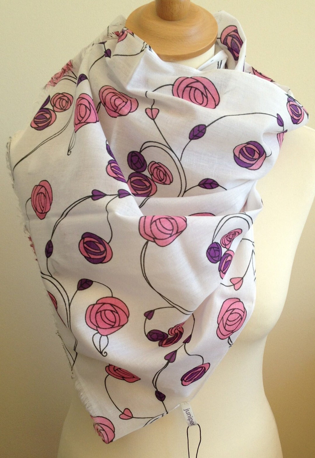 Brotoll Scarf in Waage Pink