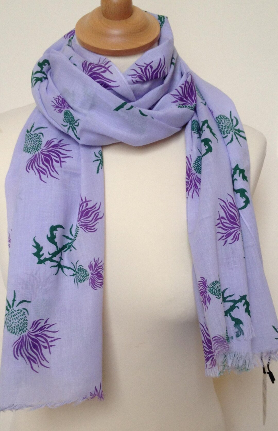women's purple scarf