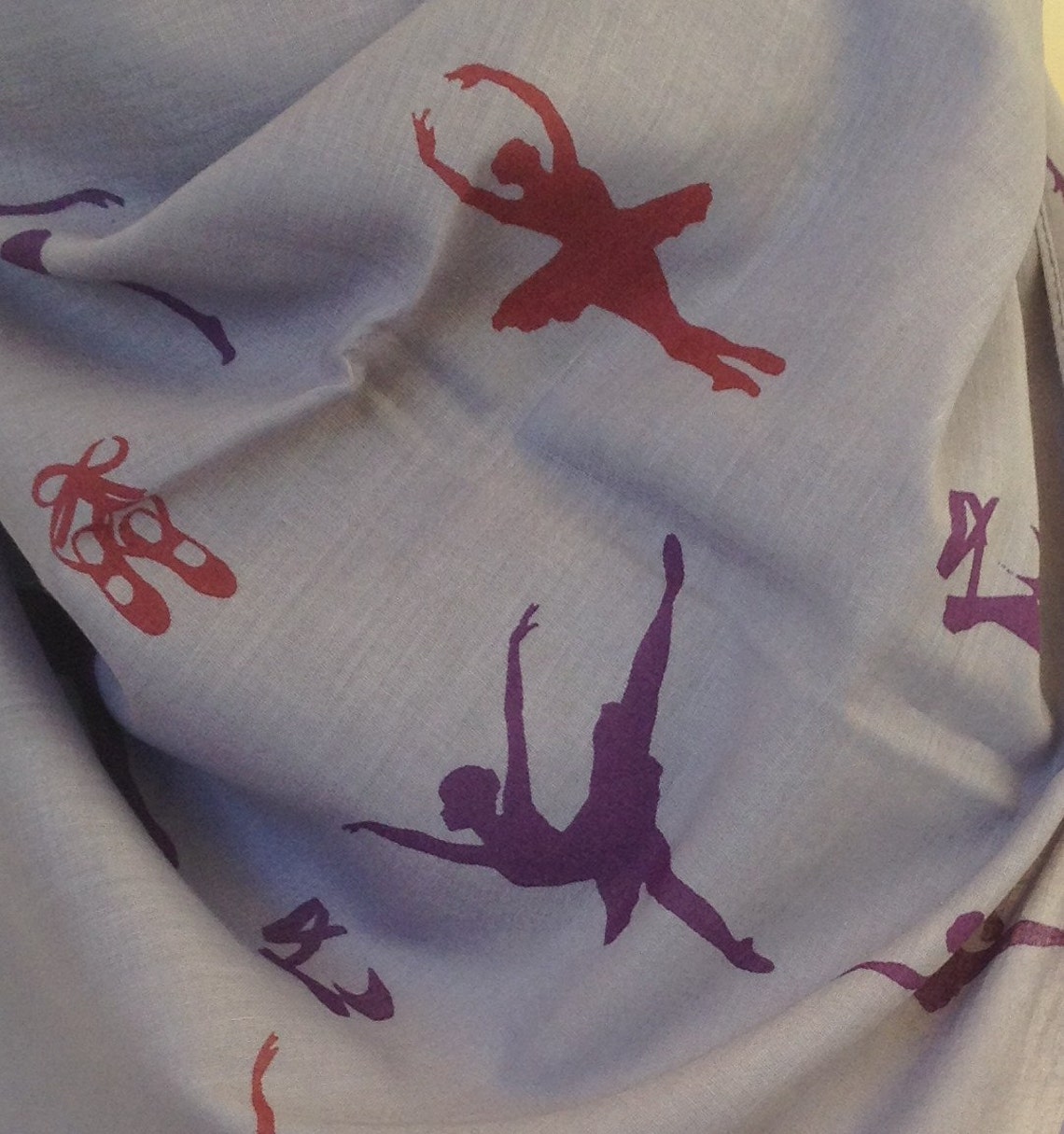 Ballerina Scarf Ballet Dancer Scarf Purple Scarf Purple Etsy UK