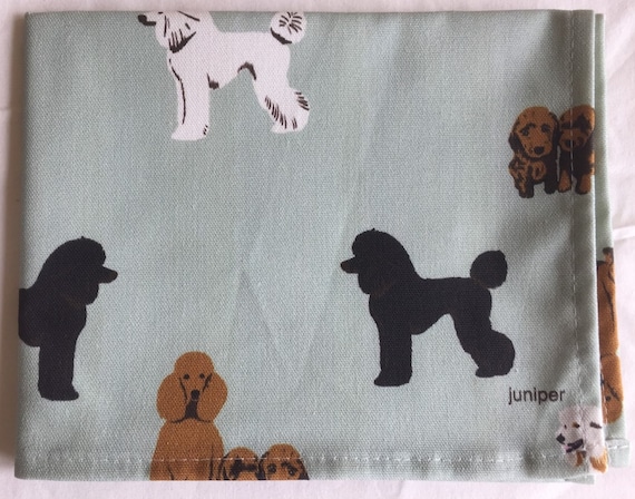 Poodle Hand Towels Poodle Gifts Embroidered Tea Towels Kitchen Towels Embroidered Kitchen Towels