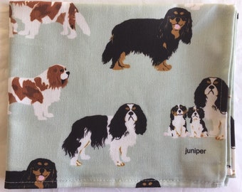 Torchon Épagneul Cavalier King Charles - Torchon de cuisine Épagneul Cavalier King Charles - Cadeau épagneul Cavalier King Charles - en 100 % coton