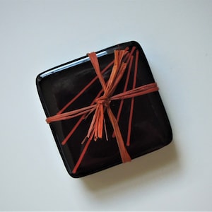 Fused Glass Coaster Set