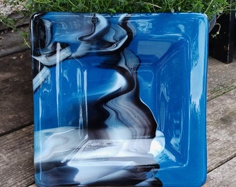 Large Fused Glass Plate